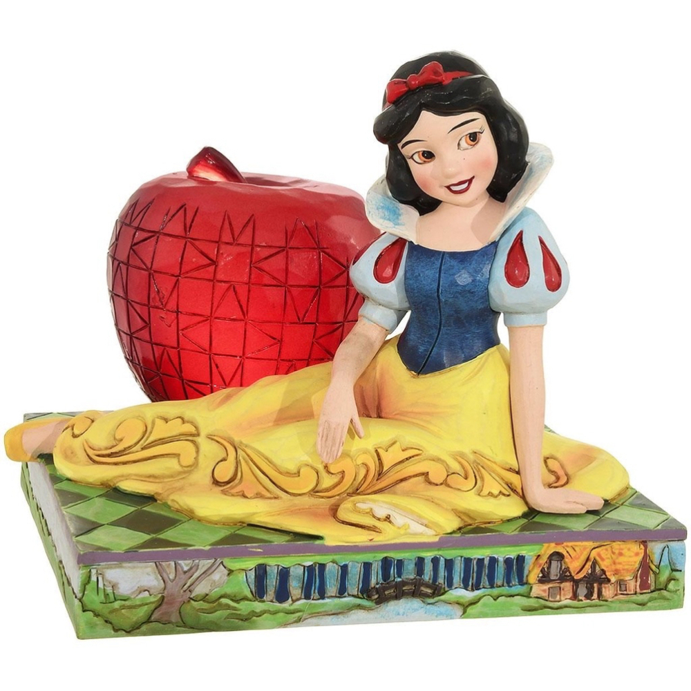 Disney Traditions Enesco Jim Shore Snow White Apple Wood Collectible